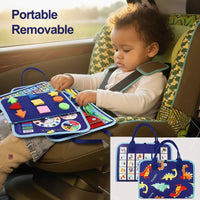 Thumbnail for 7-in-1 Busy Board – Motricidad y aprendizaje – Tablero de actividades