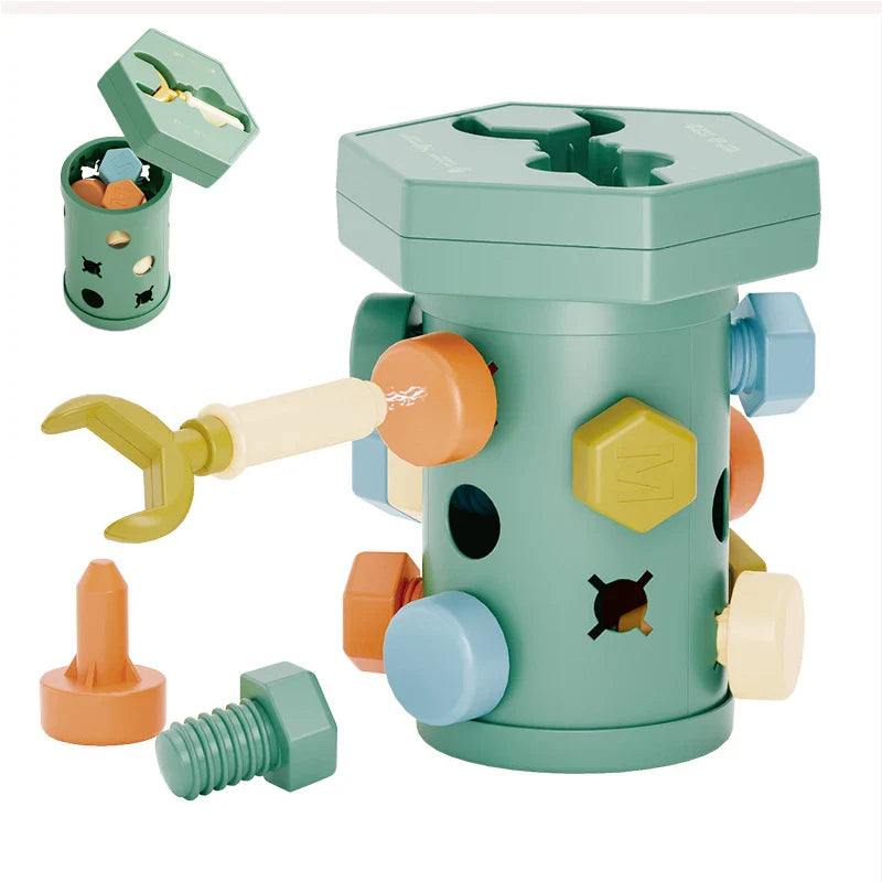 Magnet Toys™ - Creatividad y motricidad - Montessori Sliding and Screwing Fun