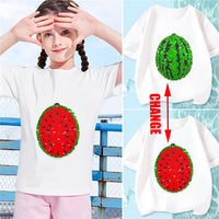 Thumbnail for Mini Fashion™ - Shine & Transform - Camiseta sandía con lentejuelas