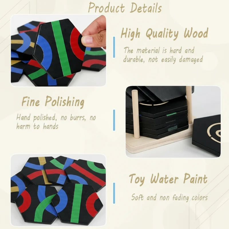 LogicStack – Inteligente y educativo – Juego de clasificación de formas y números