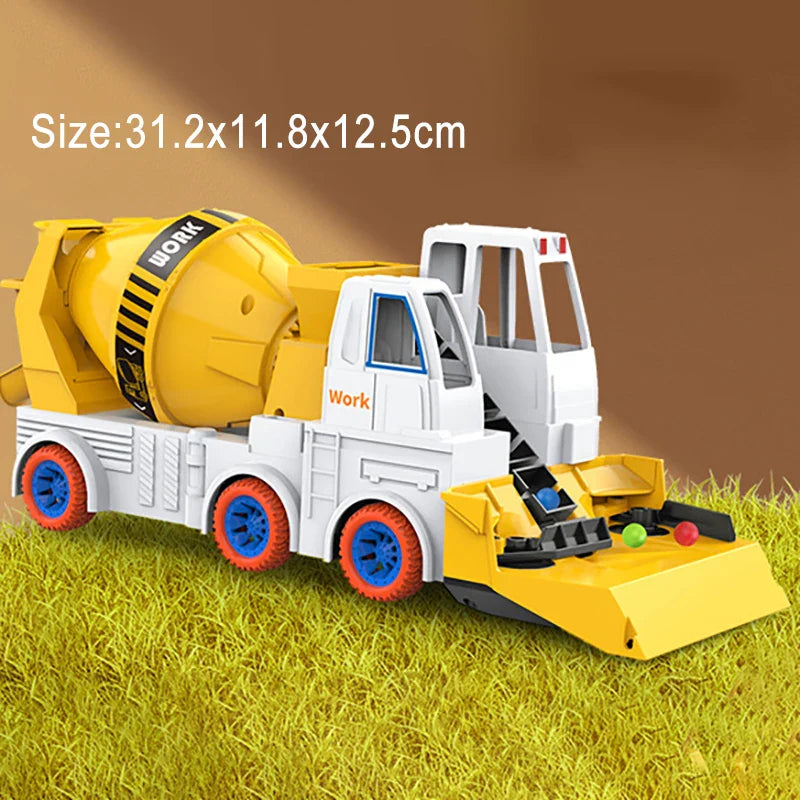 Power Mixer Truck™ – Gira y construye – Vehículo de construcción de juguetev