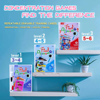 Thumbnail for Spot the Difference Game – Concentración y aprendizaje – Juego de cartas