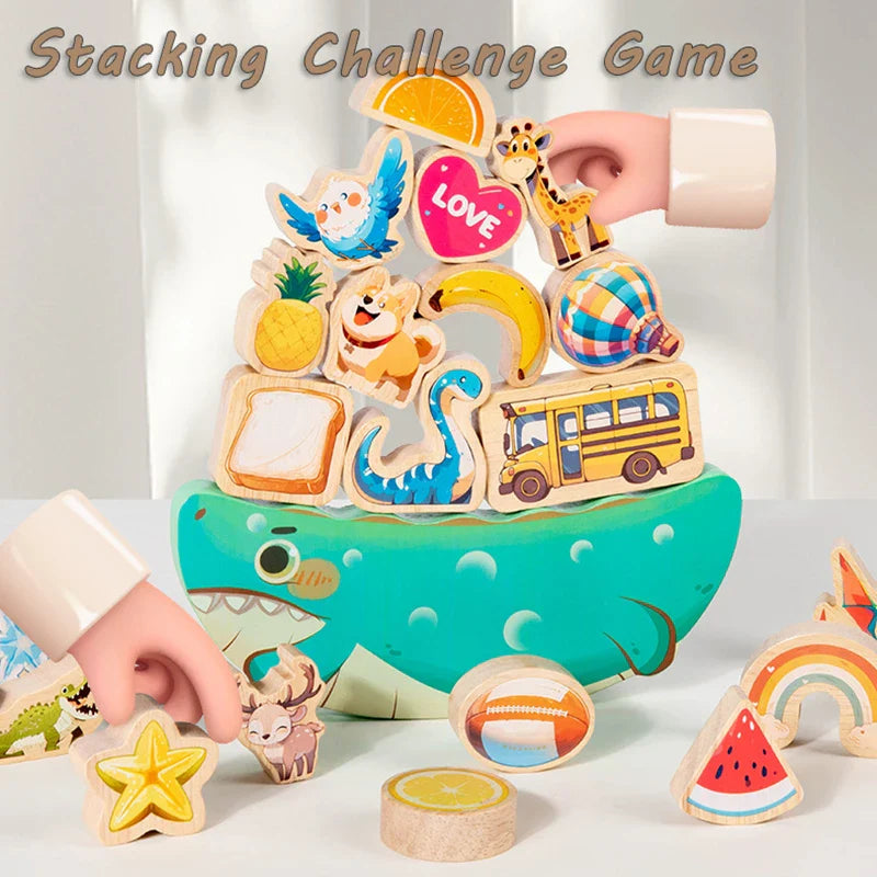 BalanceBuddies: juego educativo de equilibrio y apilamiento para niños