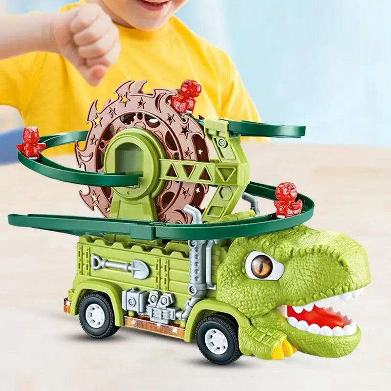 Dino Slide Truck™ - Trepa y corre con los dinosaurios - Camión con tobogán para dinosaurios