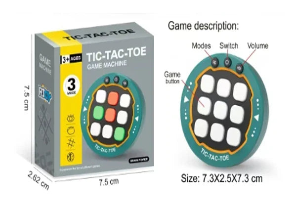 Portable Tic Tac Toe™ - Rompecabezas de bolsillo - Consola 3 en raya