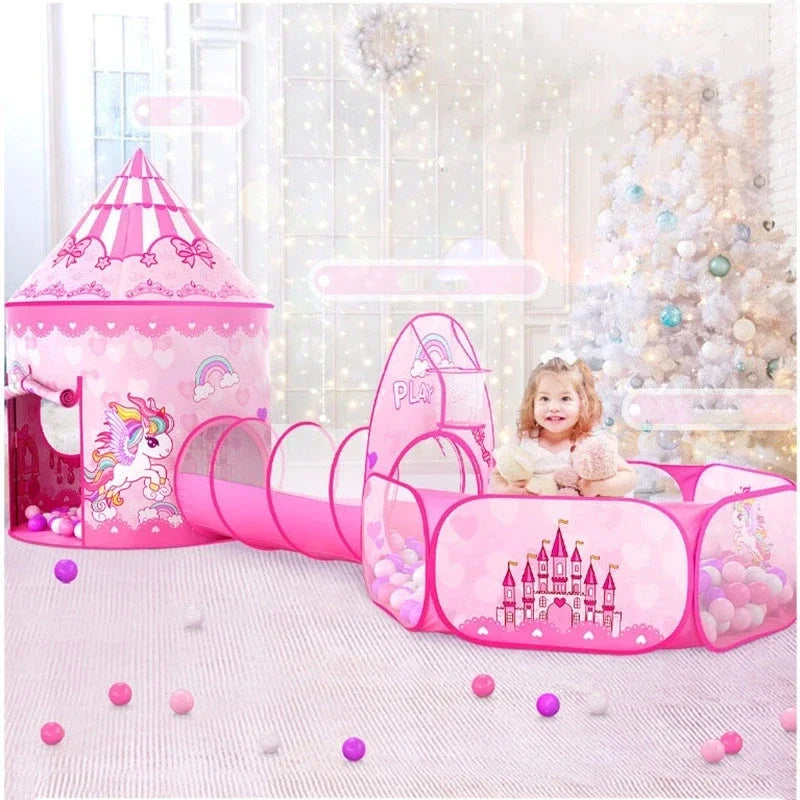 Unicorn Tent™ – Juegos mágicos – Carpa de juegos rosa