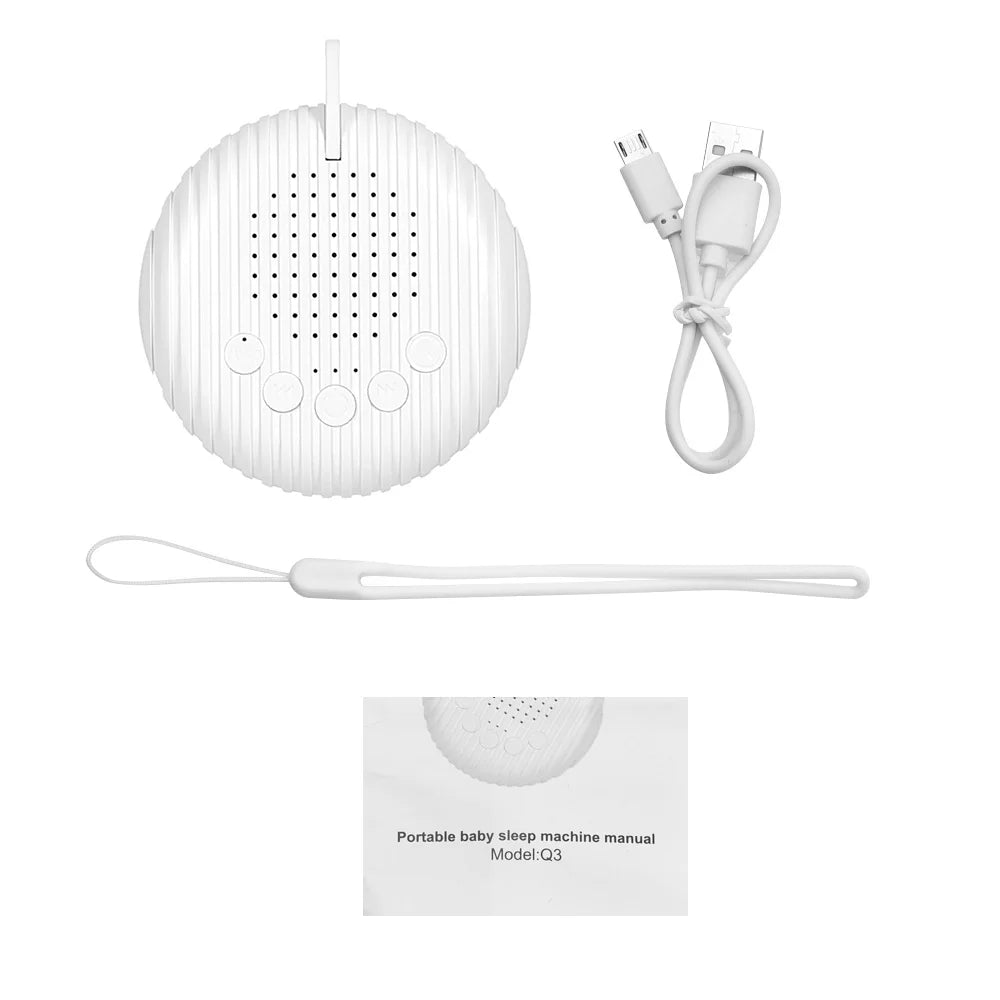 SleepEase – Tiempo de descanso y viaje - Máquina de sonido de ruido blanco para bebés