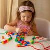 Rainbow Lacing Beads™ – Enhebrado lúdico - Cordón con perlas de colores