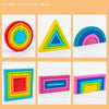 Woods™ - Exploraciones de colores - Piezas apilables arco iris