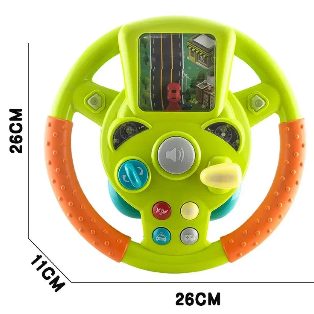 Toy Steering Wheel™ - Volante Mini, Maxi-Fun - Volante de juguete