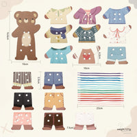 Thumbnail for ThreadBear – Adorable y educativo – Juguete para ensartar Montessori Oso