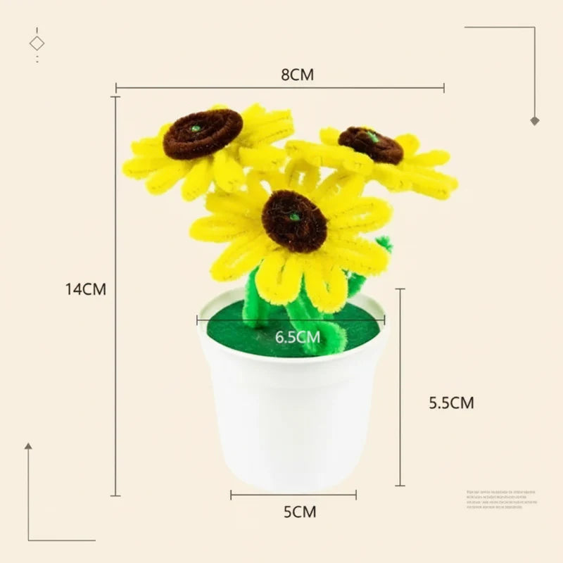 CraftBloom – Colorido y creativo – Kit de manualidades DIY para macetas