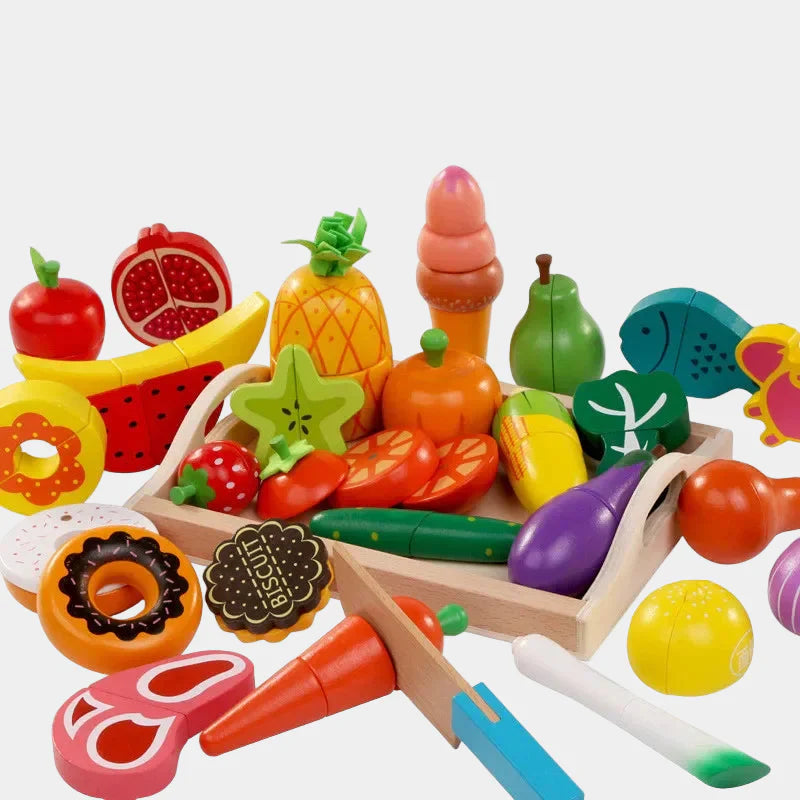 MiniChef – Divertido y creativo: juego magnético de cocina de madera