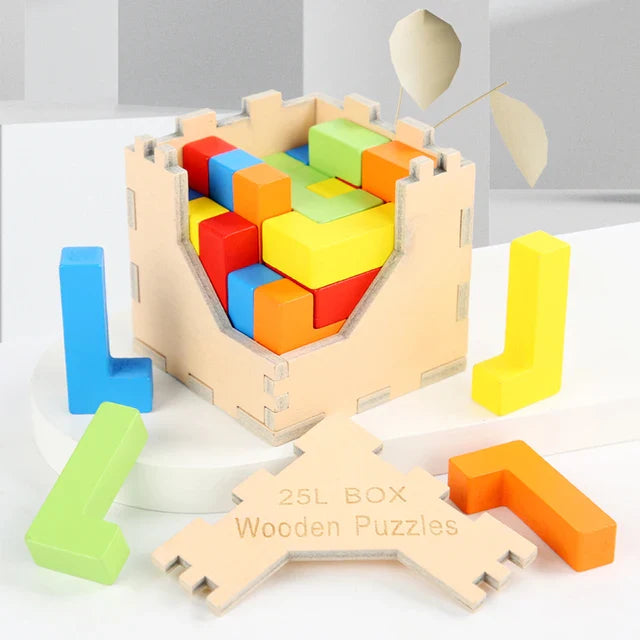 Woods™ - Train is brein - Cubo mágico 3D