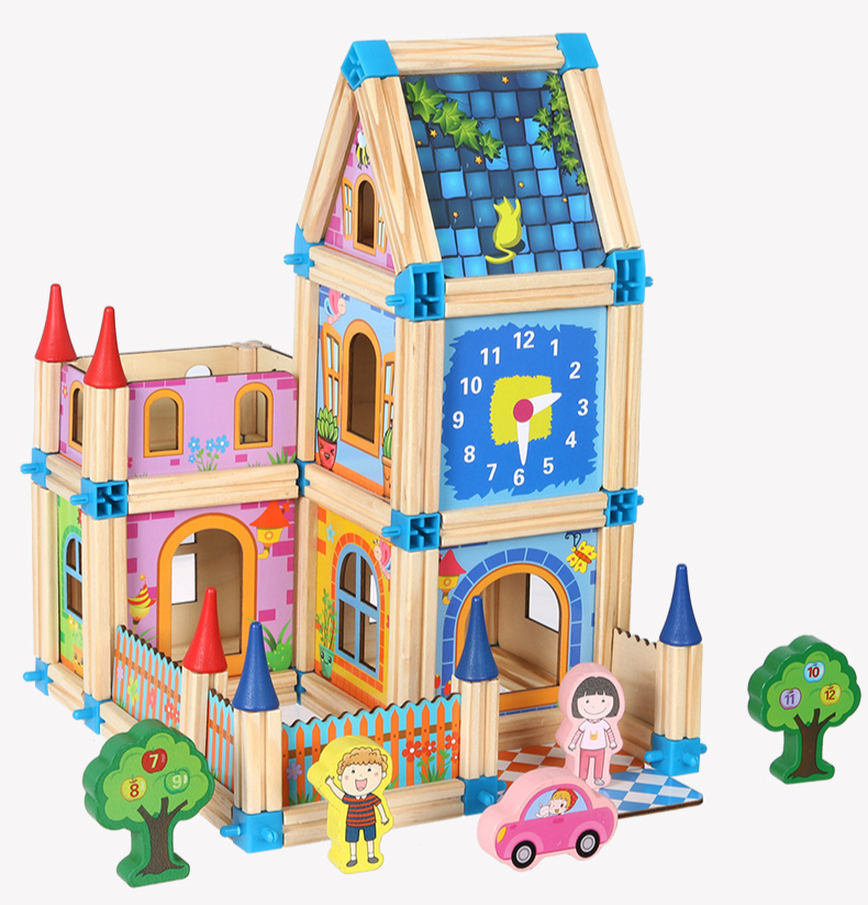 Woods – Sostenible y creativo: juego de construcción de madera para niños