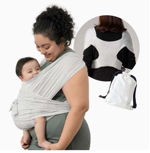 SoftNest - Cómodo, transpirable y seguro: portabebés ergonómico
