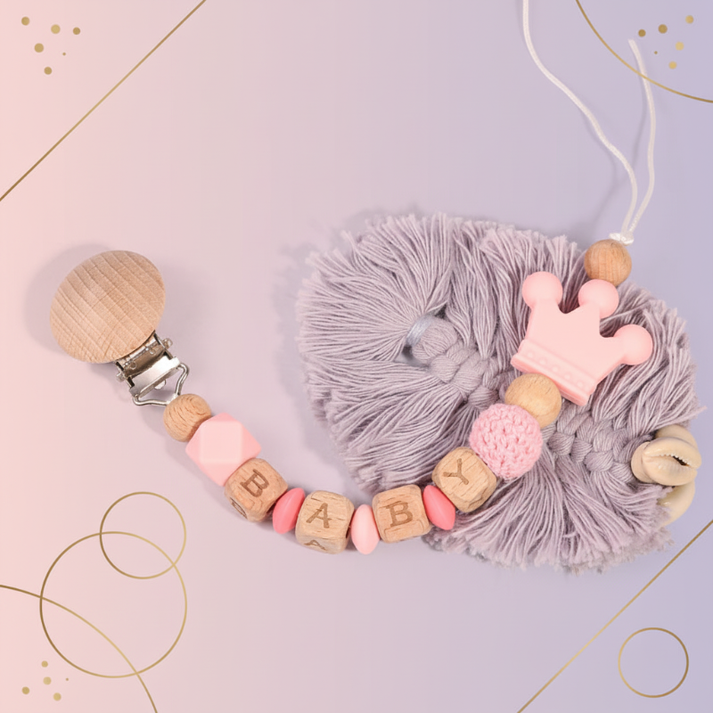 Personalized Pacifier Chain – Seguro y elegante: llavero para chupete personalizado