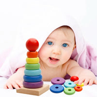 Thumbnail for Rainbow Stacker™ – Diversión de torre colorida – Torre apilable arcoíris