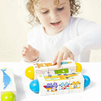 Thumbnail for WoodiTurn – Educativo y divertido – Rompecabezas giratorio