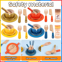 Thumbnail for Woods™ - Creativo y educativo - Juego de cocina de madera para niños