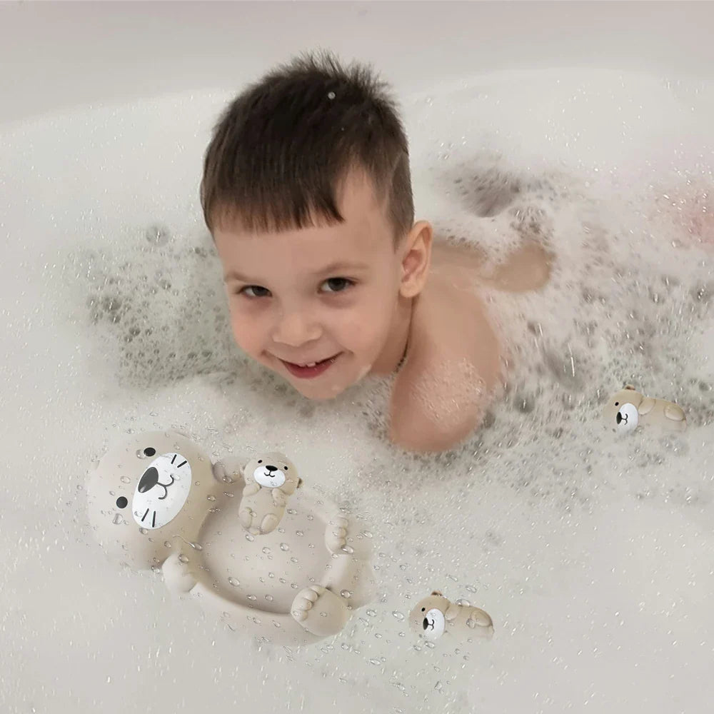Bath Buddies™ - Familia de nutrias en la tina - Nutrias para el baño