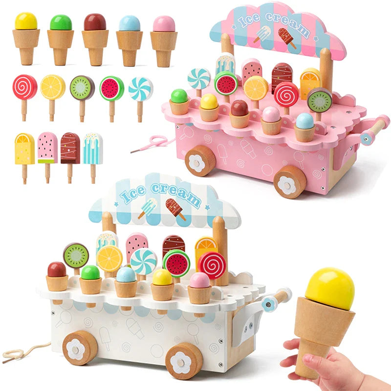Wooden Gelato™ – Fantasía helada – Juego de rol de la furgoneta de los helados