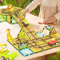 Thumbnail for Magnetic Road Blocks – Creativo y educativo – Kit de construcción «Caminos magnéticos»