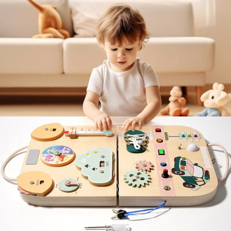 Skill Board™ - Toca y juega - Tablero sensorial de actividades