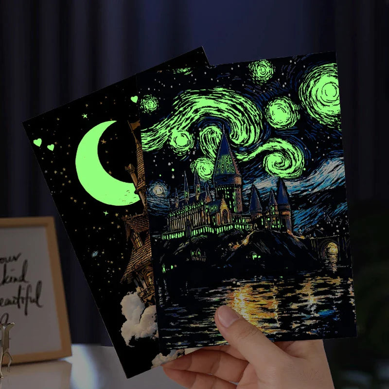 GlowArt – Glow-in-the-dark – Set de tarjetas rasca y gana