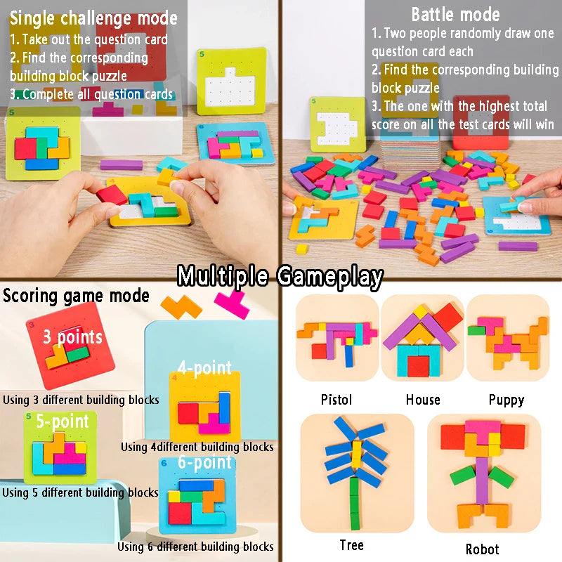 Tangram Puzzle™ - Rompecerebros - Piensa Puzzle