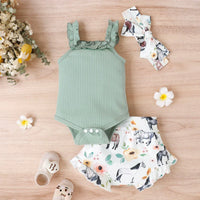 Thumbnail for Baby Girl Summer Outfit – Bonito y ligero – Conjunto de ropa para bebé