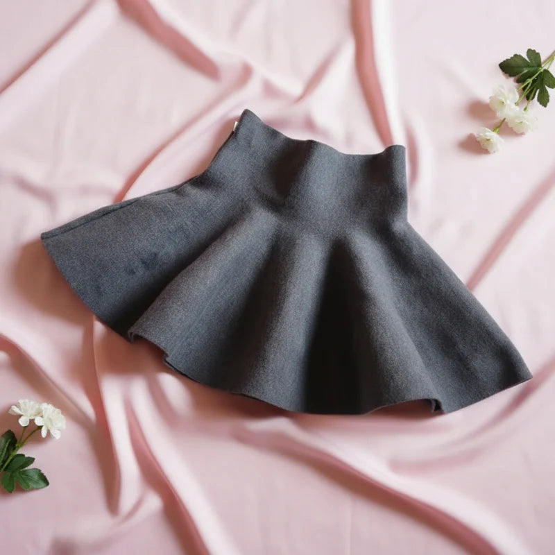 Girls Knitted Skirt – Comodidad y estilo – Falda infantil
