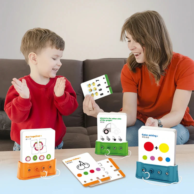 Montessori Shape Matching Game – Lógica y concentración – Juego de mesa de rompecabezas