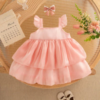 Thumbnail for Tulip Mesh Dress – Elegancia y comodidad – Vestido infantil