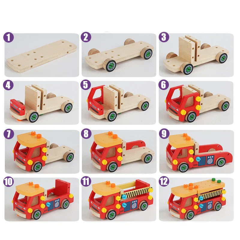 Woods™ - Motricidad fina y coordinación - Vehículo de construcción de juguete