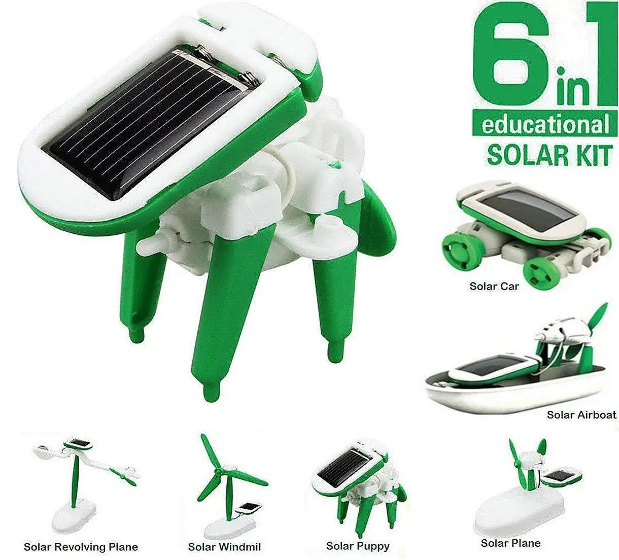 Led Solar Bot Solar Bot – Construye y descubre – Kit de robot – Mi pequeño Ángel