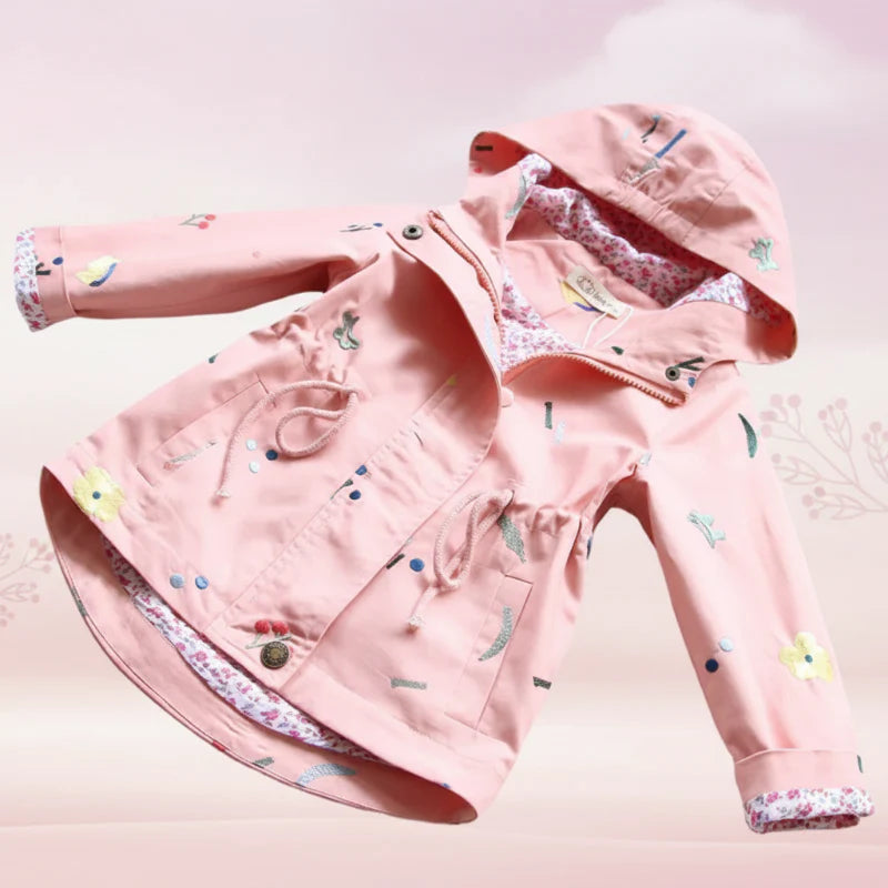 Girls Windbreaker Jacket – Ligera y elegante – Chaqueta infantil