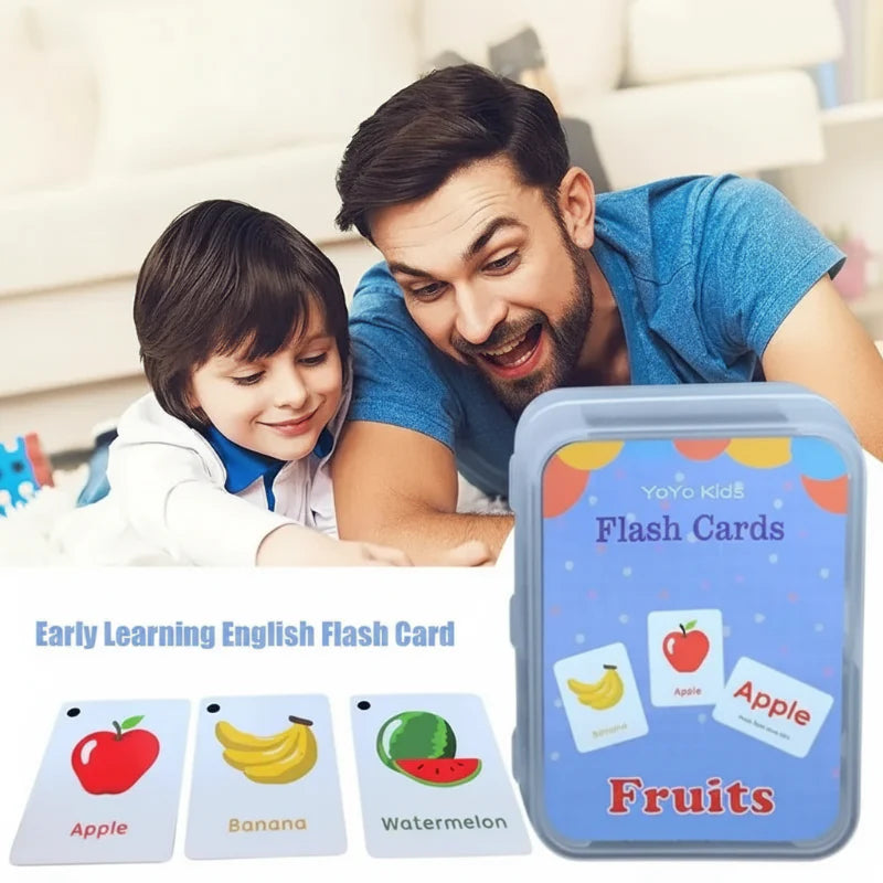 SmartyCards – Alegre y rico en lenguaje – Tarjetas educativas con palabras (inglés)