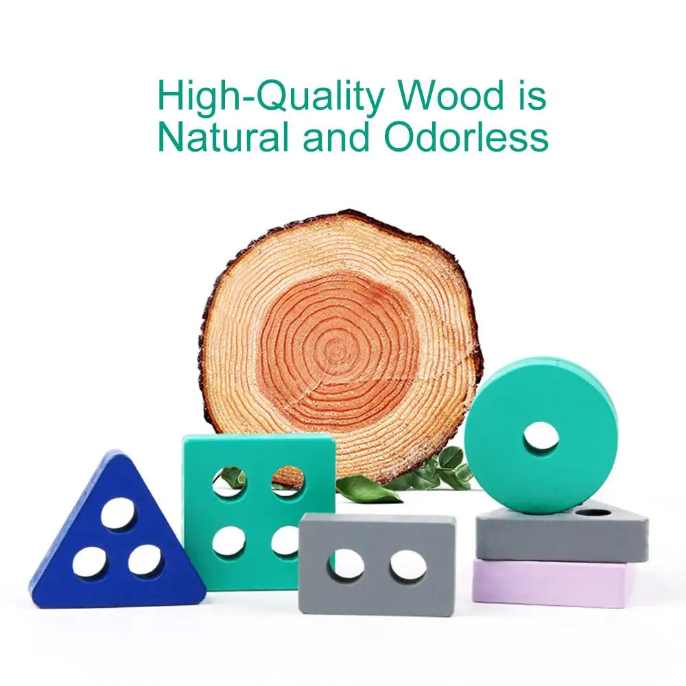 Woods™ – Diversión apilando bloques – Bloques geométricos