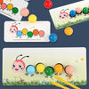 Wooden Clip Beads™ – Diversión con la oruga – Cuentas de colores