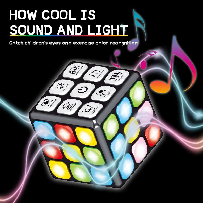 Magic Melody Cube™ - Llamativo, mágico e instructivo - Cubo de juego educativo