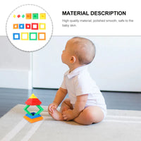 Thumbnail for Pyramid Stacking Blocks – Motricidad y creatividad – Juego de bloques apilables