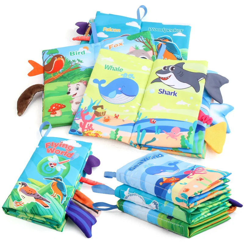 Soft Tail Book™ – Diversión con cola blanda – Libros sensoriales de animales