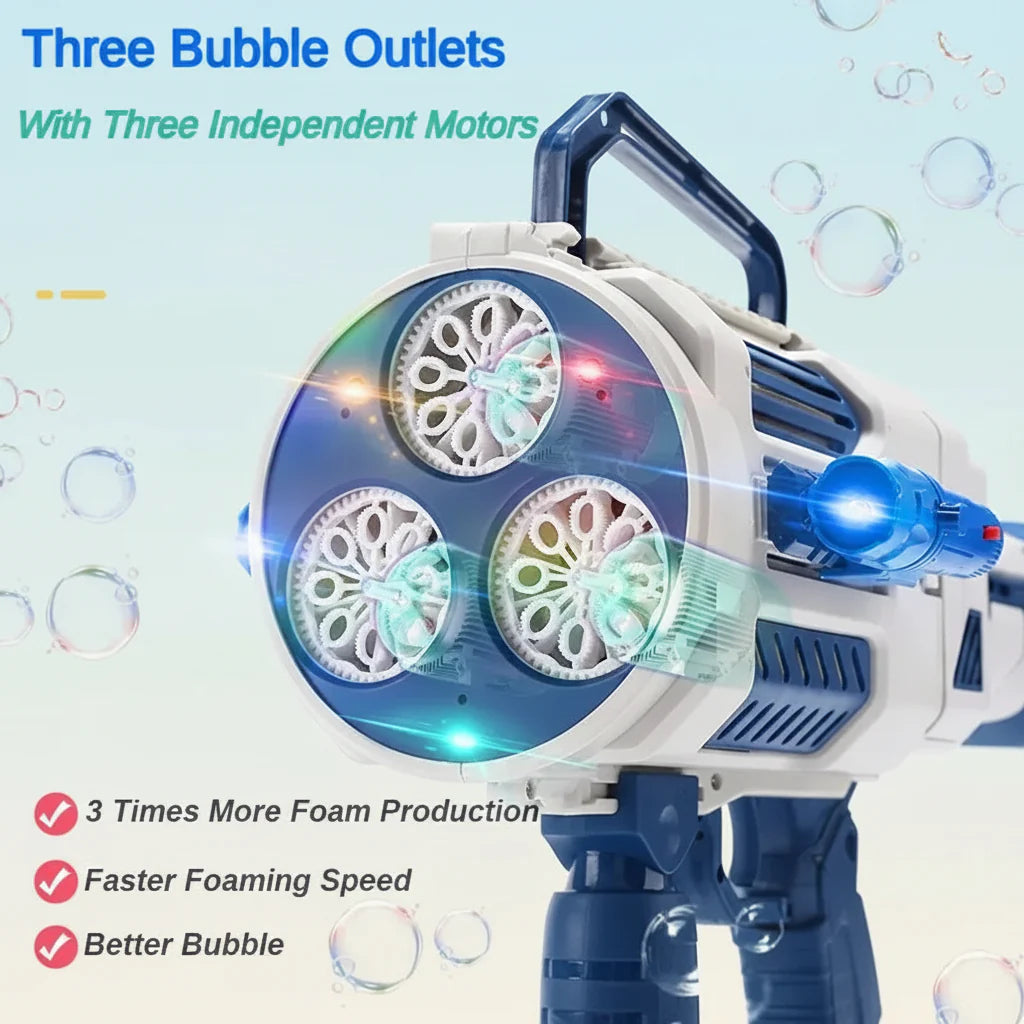 Light Up Bubble Gun – Juegos y música – Pistola de pompas de jabón