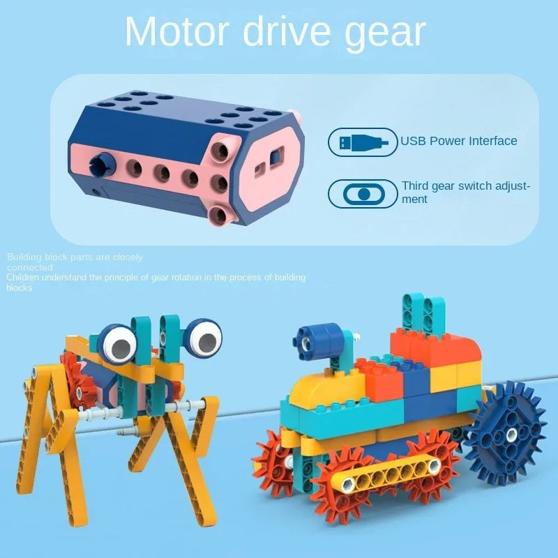 BuildPlay – Juguetes educativos STEM - Juego de construcción eléctrico