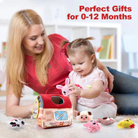 Thumbnail for BabyBarn – Suave y de cuero – Granja con animales de peluche