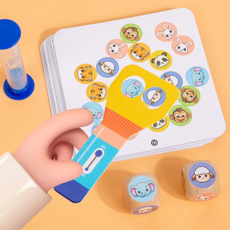Puzzle Duel™ - Rápido e inteligente - Juego de mesa interactivo de reacción