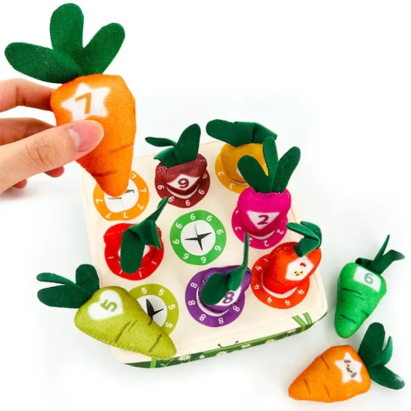 Sensory Carrots – Toca y elige – Zanahorias sensoriales