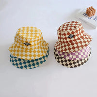 Thumbnail for Bucket Hat – Bonito y protector: gorro infantil a cuadros