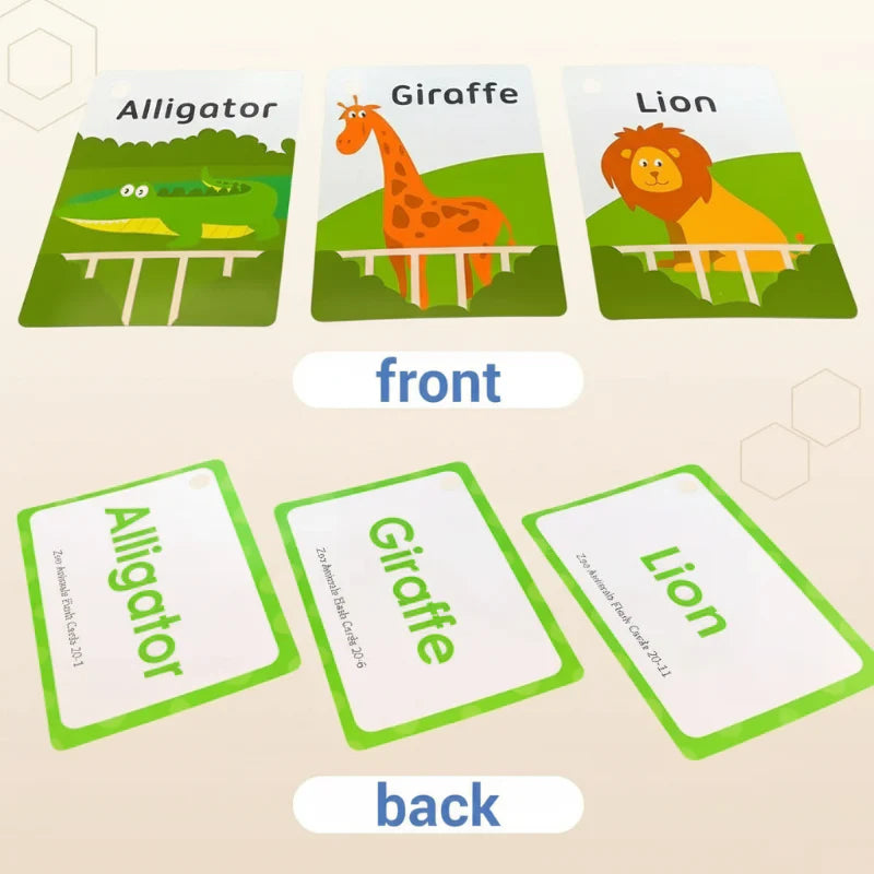SmartyCards – Alegre y rico en lenguaje – Tarjetas educativas con palabras (inglés)
